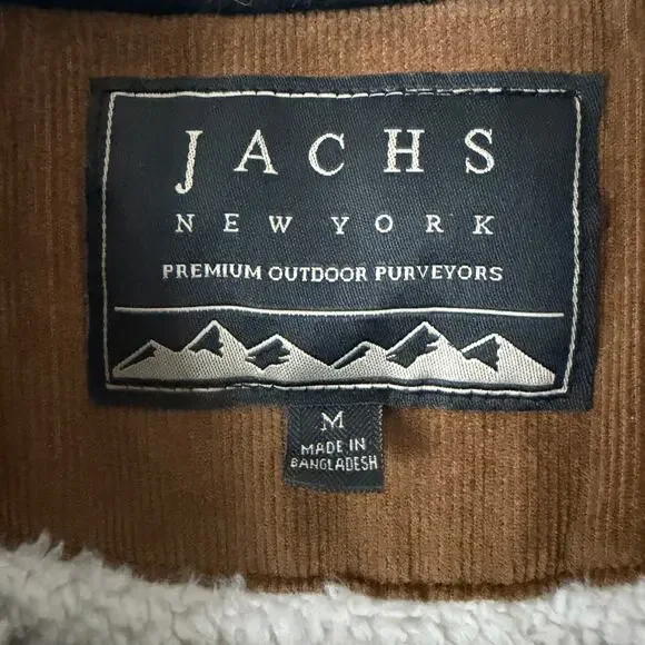 Jachs NY Men's Medium Wool Blend Sherpa Lined Shacket Gorpcore Outdoor Camp Hike - Picture 3 of 12